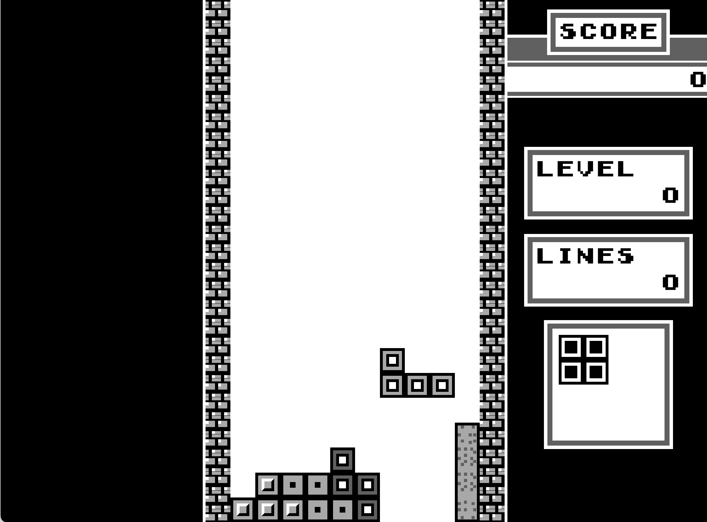 Image of HTML Tetris game