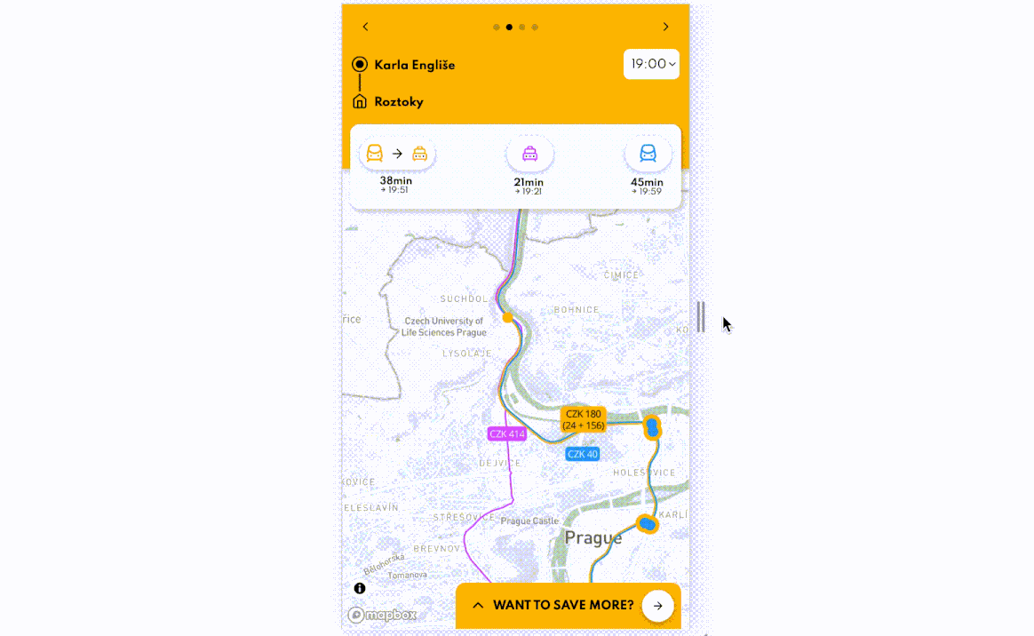 Web application user flow